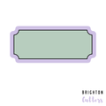 Long Notched Rectangle Cookie Cutter