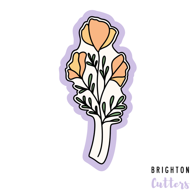 Long Stemmed Wildflower Cookie Cutters