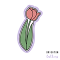 Long Stemmed Spring Flower Cookie Cutters