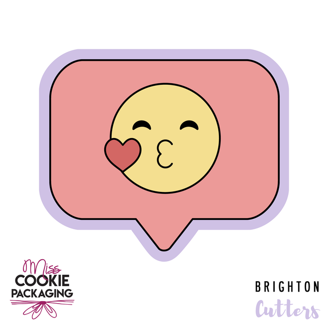 Social Media Like Cookie Cutter for Miss Cookie Packaging’s Saving All My Likes Greaseproof Backer