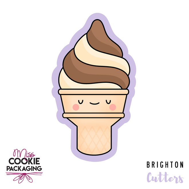 Missy’s Soft Serve Ice Cream Cone Cookie Cutter