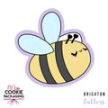 Bee Cookie Cutter for Miss Cookie Packaging's Bee My Greaseproof Backer