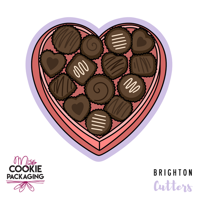 Box of Chocolates Heart Cookie Cutter