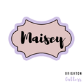 Maisey Plaque Cookie Cutter