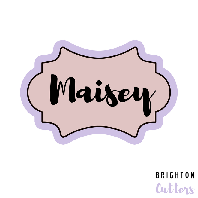 Maisey Plaque Cookie Cutter