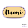 Naomi Plaque Cookie Cutter