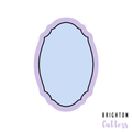 Notched Oval Cookie Cutter