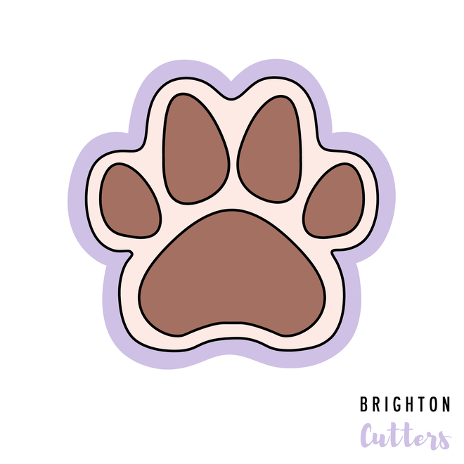 Dog Paw Cookie Cutter