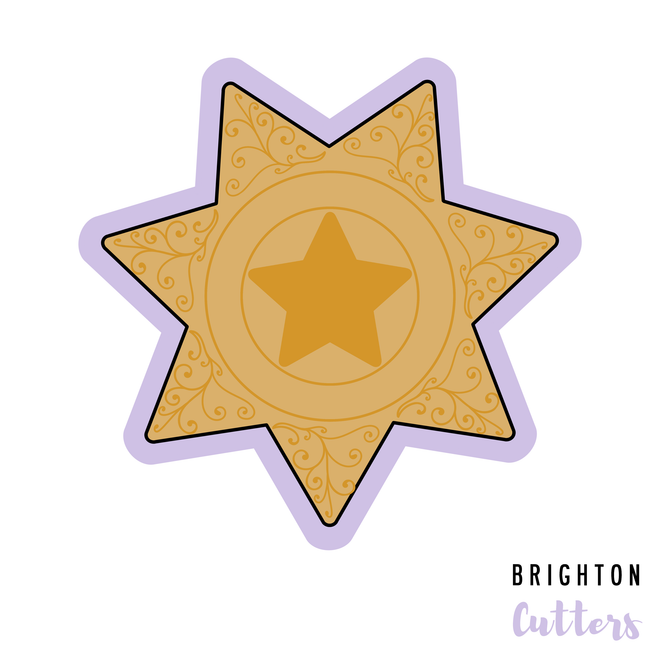 Police Star / Badge Cookie Cutter