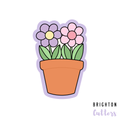 Potted Flowers Cookie Cutter