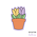 Potted Tulips Cookie Cutter