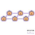 Tiny Halloween Multi-Cutter and Dough Poppers (Tic Tac Toe cutters)