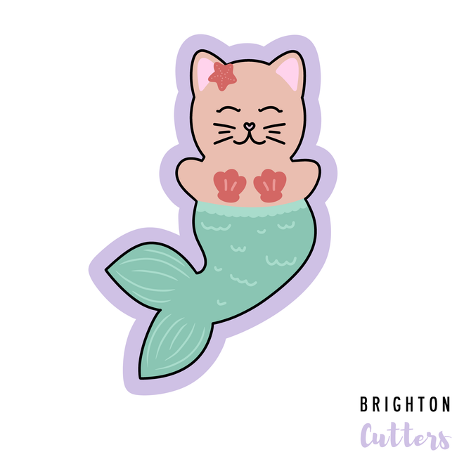 Purrrmaid Cookie Cutter