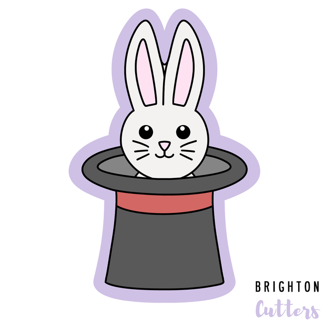 Rabbit in Hat Cookie Cutter