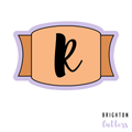 Ribbon Plaque Cookie Cutter