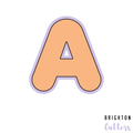 Round Letter Cookie Cutter Set