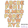 Round Letter Cookie Cutter Set