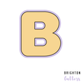 Round Letter Cookie Cutter Set