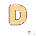 Round Letter Cookie Cutter Set