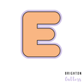 Round Letter Cookie Cutter Set