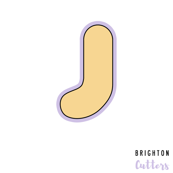 Round Letter Cookie Cutter Set