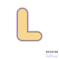 Round Letter Cookie Cutter Set