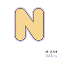 Round Letter Cookie Cutter Set