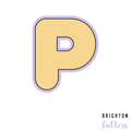 Round Letter Cookie Cutter Set