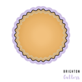 Round Pie with Crust Cookie Cutter