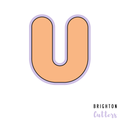 Round Letter Cookie Cutter Set