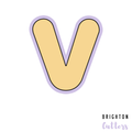 Round Letter Cookie Cutter Set