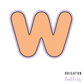 Round Letter Cookie Cutter Set