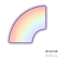 Rounded Corner Rainbow Cookie Cutter