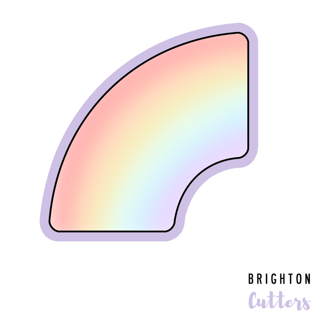 Rounded Corner Rainbow Cookie Cutter