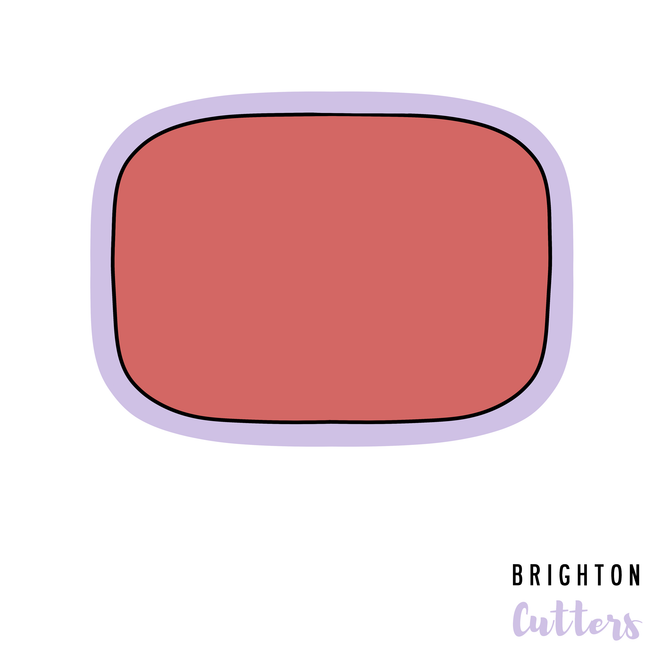 Curved Rectangle Cookie Cutter