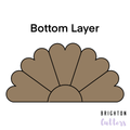 The Scalloped Platter / Thanksgiving Turkey / Valentine Hearts