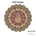 The Scalloped Platter / Thanksgiving Turkey / Valentine Hearts