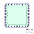 Scalloped Square Cookie Cutter