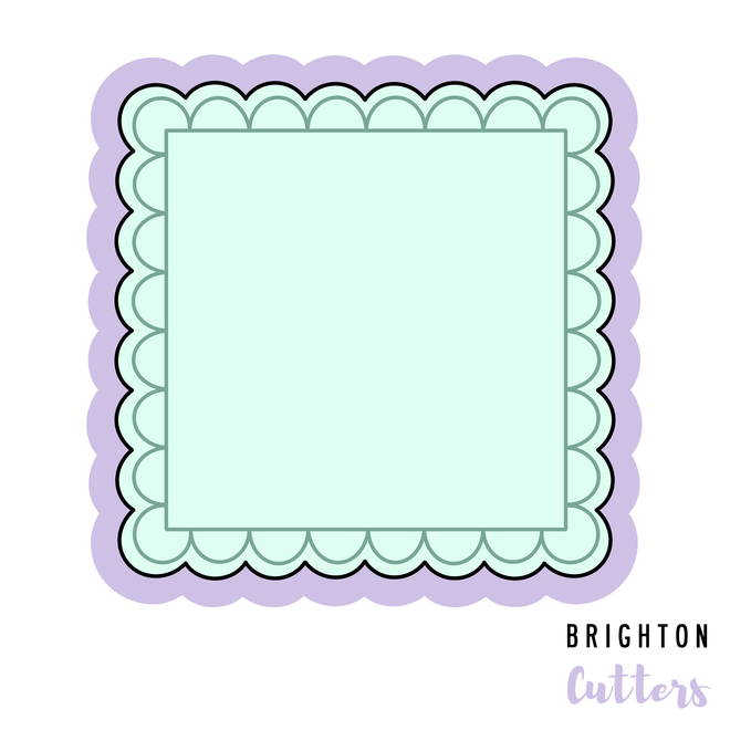 Scalloped Square Cookie Cutter