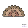 The Scalloped Platter / Thanksgiving Turkey / Valentine Hearts