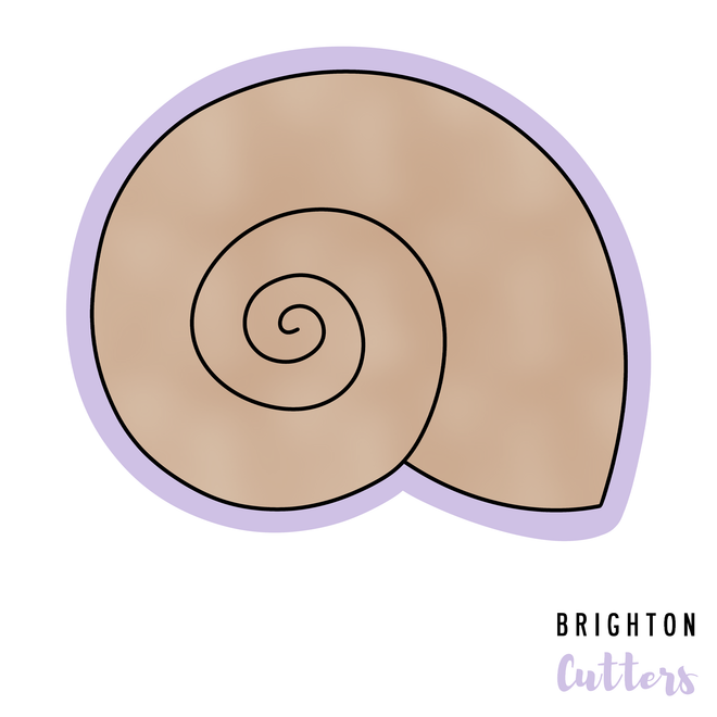 Shark Eye Snail Shell Cookie Cutter