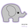 Simple Elephant Cookie Cutter
