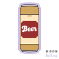 Skinny Beer / Soda Can Cookie Cutter