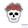 Floral Skull Cookie Cutter