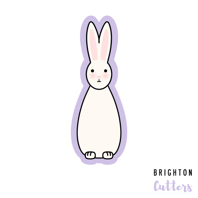 Skinny Easter Bunny Cookie Cutter