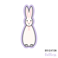 Skinny Easter Bunny Cookie Cutter
