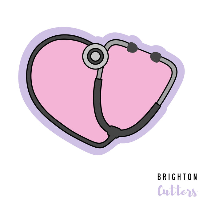 Stethoscope Heart Cookie Cutter