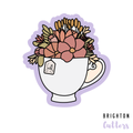 Tea Cup with Florals