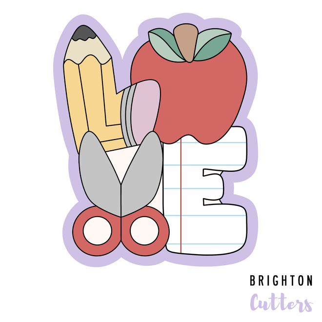 Teacher Love Cookie Cutter
