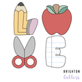 Teacher Love L Cookie Cutter